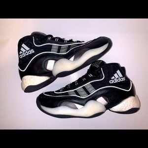 Adidas Mens 98 X Crazy BYW Basketball Shoes Black